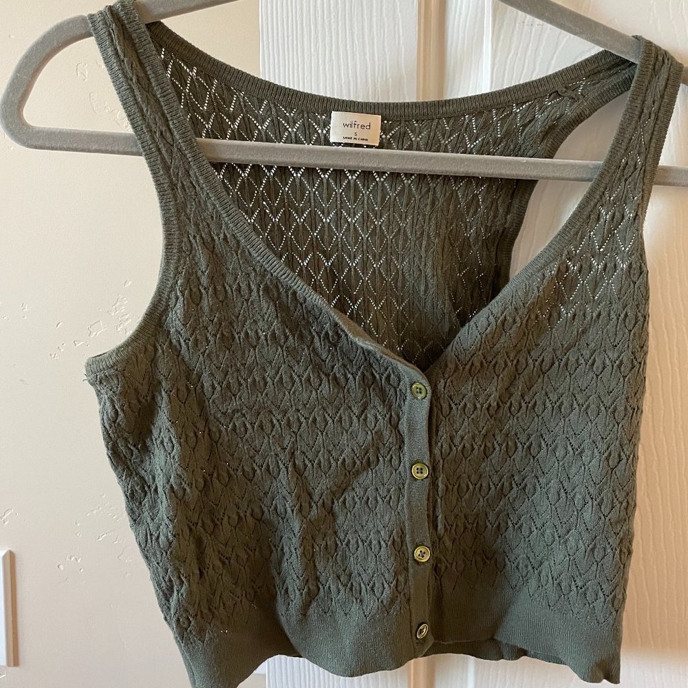 Wilfred aritzia woven top